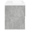 vidaXL 2 Piece Bathroom Furniture Set Concrete Grey Engineered Wood