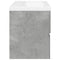 vidaXL 2 Piece Bathroom Furniture Set Concrete Grey Engineered Wood