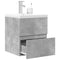 vidaXL 2 Piece Bathroom Furniture Set Concrete Grey Engineered Wood