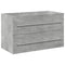 vidaXL 2 Piece Bathroom Furniture Set Concrete Grey Engineered Wood