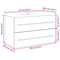 vidaXL 2 Piece Bathroom Furniture Set Concrete Grey Engineered Wood