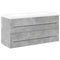 vidaXL 2 Piece Bathroom Furniture Set Concrete Grey Engineered Wood