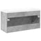 vidaXL 2 Piece Bathroom Furniture Set Concrete Grey Engineered Wood
