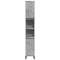 vidaXL 3 Piece Bathroom Furniture Set Concrete Grey Engineered Wood