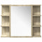 vidaXL 4 Piece Bathroom Furniture set Sonoma Oak Engineered Wood