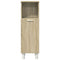 vidaXL 3 Piece Bathroom Furniture set Sonoma Oak Engineered Wood
