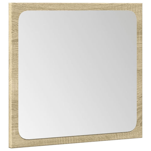 vidaXL 4 Piece Bathroom Furniture Set Sonoma Oak Engineered Wood