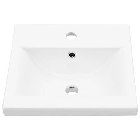 vidaXL 4 Piece Bathroom Furniture Set Sonoma Oak Engineered Wood