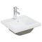 vidaXL Bathroom Sink Cabinet with Built-in Basin and Faucet Sonoma Oak