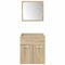 vidaXL 5 Piece Bathroom Furniture Set Sonoma Oak Engineered Wood