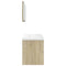 vidaXL 3 Piece Bathroom Furniture Set Sonoma Oak Engineered Wood