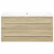 vidaXL 2 Piece Bathroom Furniture Set Sonoma Oak Engineered Wood