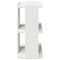 vidaXL Bookcase 3-Tier White 60x30x60 cm Engineered Wood