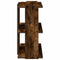 vidaXL Bookcase 3-Tier Smoked Oak 60x30x60 cm Engineered Wood