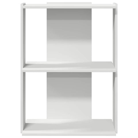 vidaXL Bookcase 3-Tier White 60x30x80 cm Engineered Wood