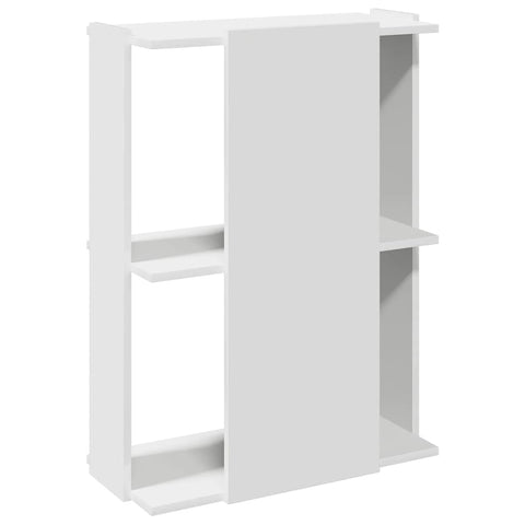 vidaXL Bookcase 3-Tier White 60x30x80 cm Engineered Wood