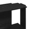 vidaXL Bookcase 3-Tier Black 60x30x80 cm Engineered Wood