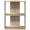 vidaXL Bookcase 3-Tier Sonoma Oak 60x30x80 cm Engineered Wood