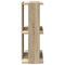 vidaXL Bookcase 3-Tier Sonoma Oak 60x30x80 cm Engineered Wood