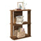 vidaXL Bookcase 3-Tier Old Wood 60x30x80 cm Engineered Wood