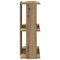 vidaXL Bookcase 3-Tier Artisan Oak 60x30x80 cm Engineered Wood