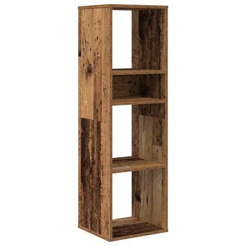 vidaXL Book Cabinet Old Wood 34x31x112 cm Engineered Wood