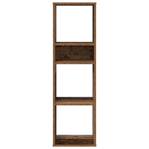 vidaXL Book Cabinet Old Wood 34x31x112 cm Engineered Wood