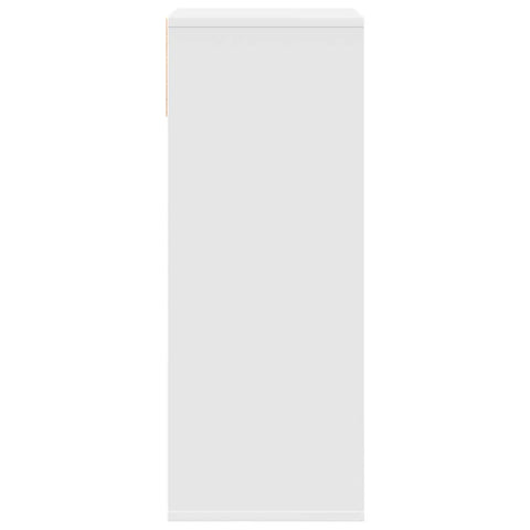 vidaXL Book Cabinet White 34x31x80 cm Engineered Wood
