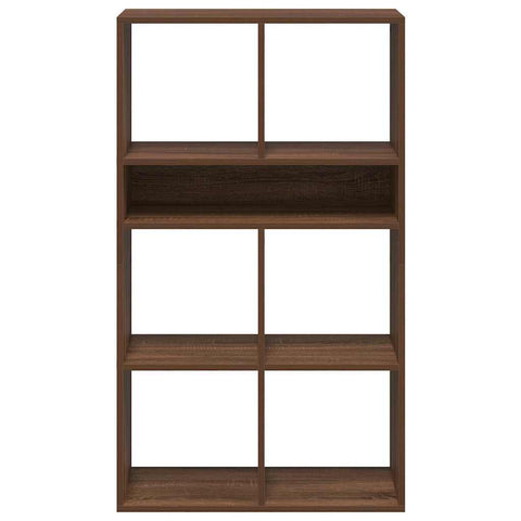 vidaXL Book Cabinet Brown Oak 66x31x112 cm Engineered Wood