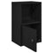 vidaXL Bookcase Black Oak 31x24x52 cm Engineered Wood