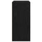 vidaXL Bookcase Black Oak 31x24x52 cm Engineered Wood
