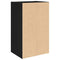vidaXL Bookcase Black Oak 31x24x52 cm Engineered Wood