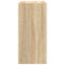 vidaXL Bookcase Sonoma Oak 31x24x52 cm Engineered Wood