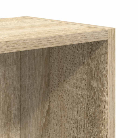 vidaXL Bookcase Sonoma Oak 31x24x52 cm Engineered Wood