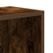 vidaXL Bookcase Smoked Oak 31x24x52 cm Engineered Wood