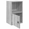 vidaXL Bookcase Grey Sonoma 31x24x52 cm Engineered Wood