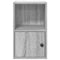vidaXL Bookcase Grey Sonoma 31x24x52 cm Engineered Wood