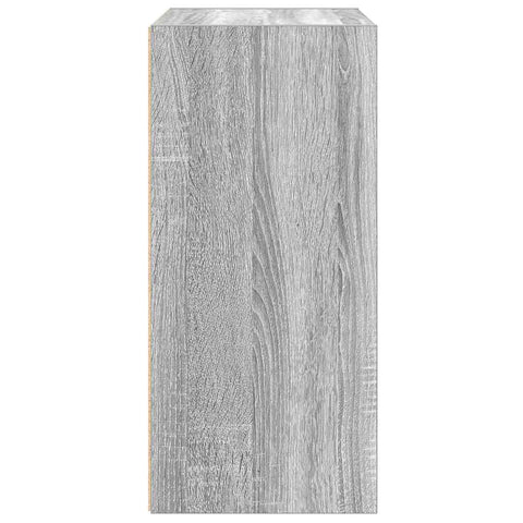vidaXL Bookcase Grey Sonoma 31x24x52 cm Engineered Wood