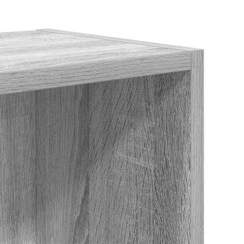 vidaXL Bookcase Grey Sonoma 31x24x52 cm Engineered Wood