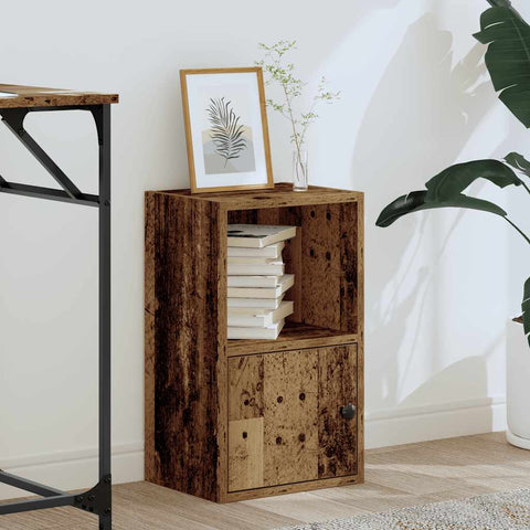 vidaXL Bookcase Old Wood 31x24x52 cm Engineered Wood