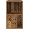 vidaXL Bookcase Old Wood 31x24x52 cm Engineered Wood