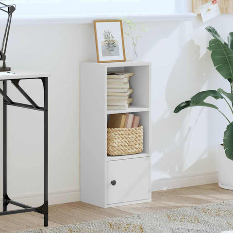 vidaXL Bookcase White 31x24x77 cm Engineered Wood