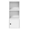 vidaXL Bookcase White 31x24x77 cm Engineered Wood
