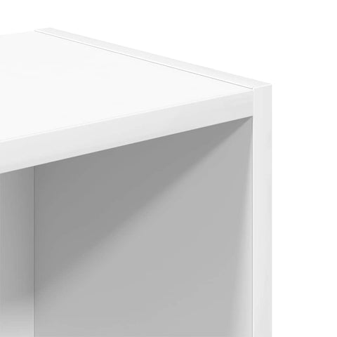 vidaXL Bookcase White 31x24x77 cm Engineered Wood