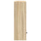 vidaXL Bookcase Sonoma Oak 31x24x77 cm Engineered Wood
