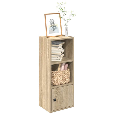 vidaXL Bookcase Sonoma Oak 31x24x77 cm Engineered Wood