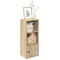 vidaXL Bookcase Sonoma Oak 31x24x77 cm Engineered Wood