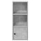 vidaXL Bookcase Concrete Grey 31x24x77 cm Engineered Wood