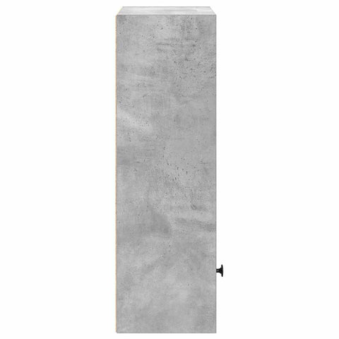 vidaXL Bookcase Concrete Grey 31x24x77 cm Engineered Wood