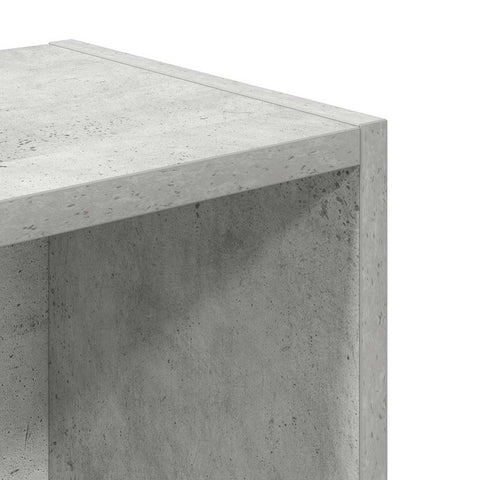 vidaXL Bookcase Concrete Grey 31x24x77 cm Engineered Wood